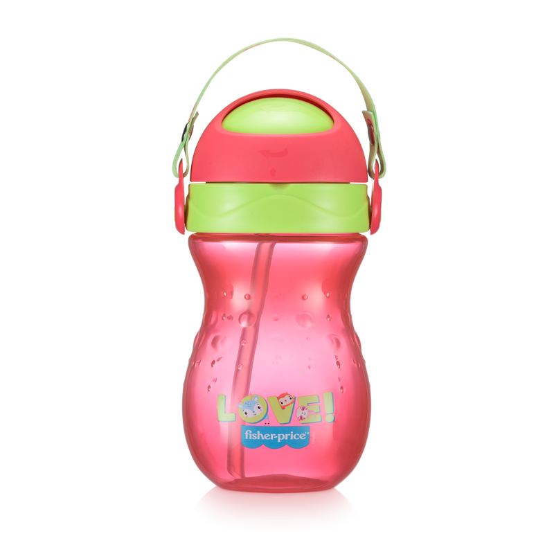 COPO COM CANUDO PLAYFUL ROSA BALLET - FISHER PRICE