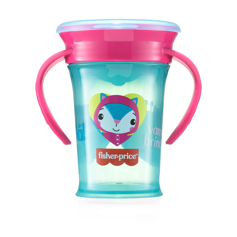 COPO DE TREINAMENTO 360 FIRST MOMENTS ROSA CANDY - FISHER PRICE