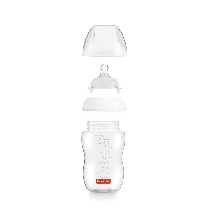 BIBERÃO FIRST MOMENTS CLÁSSICA NEUTRA 330ML - FISHER PRICE