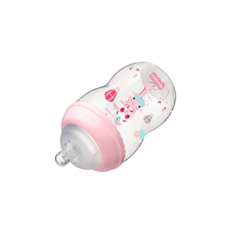 BIBERÃO FIRST MOMENTS ROSA ALGODÃO DOCE 270ML - FISHER PRICE