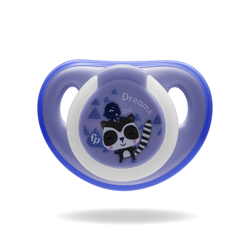 CHUPETA FIRST MOMENTS GLOW TAM. 1 AZUL - COM CASE ESTERILIZADOR - FISHER PRICE