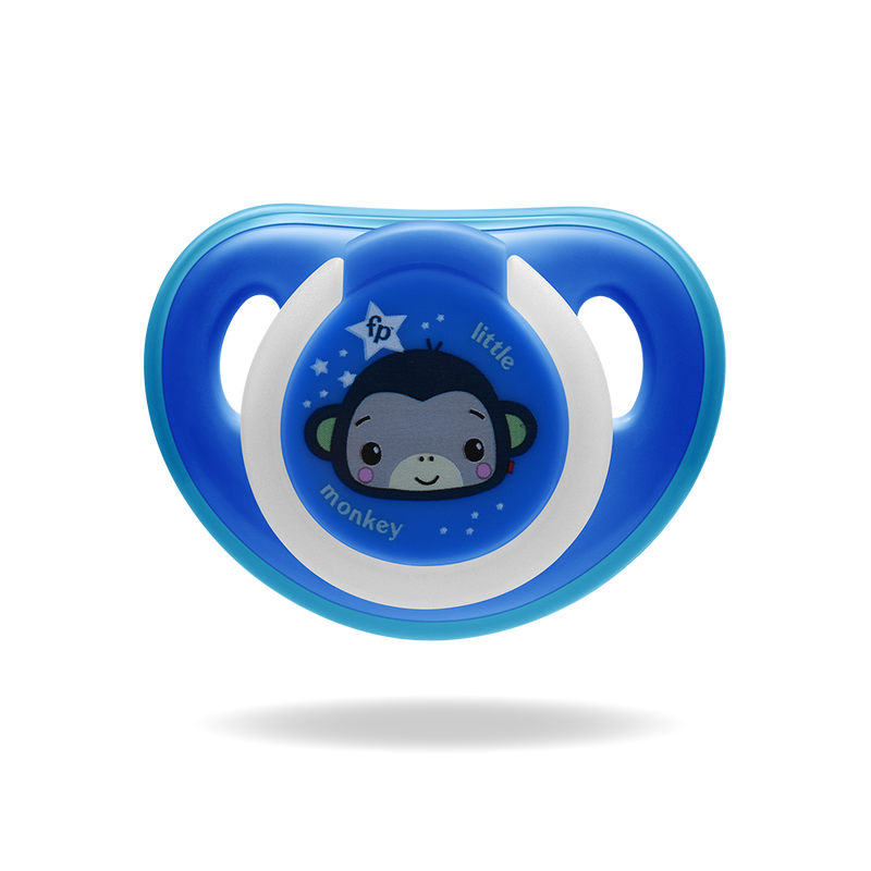CHUPETA FIRST MOMENTS GLOW TAM. 2 AZUL - COM CASE ESTERILIZADOR - FISHER PRICE