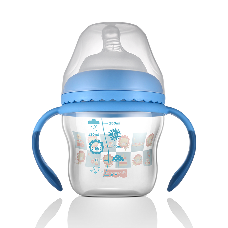 COPO DE TRANSIÇÃO FIRST MOMENTS + BICO EXTRA + ALÇA REMOVÍVEL - 150 ML - AZUL LOLLYPOP - FISHER PRICE