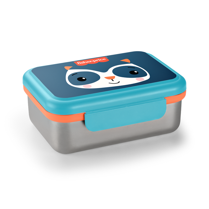 BENTO BOX AÇO INOX HOT & COLD AZUL FRESH FISHER PRICE