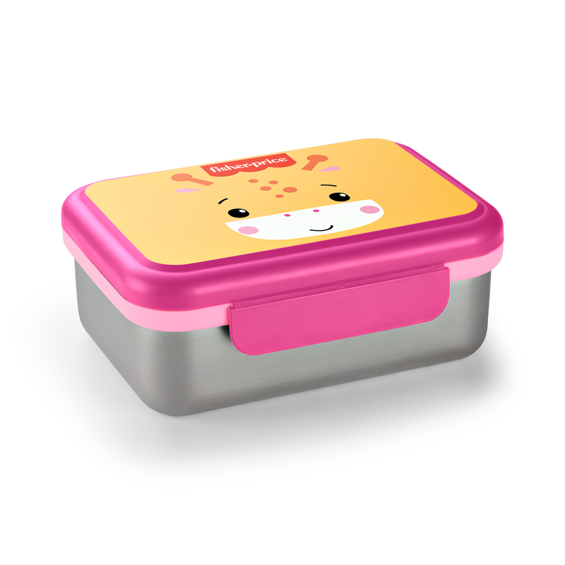 BENTO BOX AÇO INOX HOT & COLD ROSA SHOCK FISHER PRICE