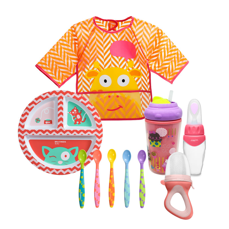 KIT ALIMENTAÇÃO COMPLETO ROSA