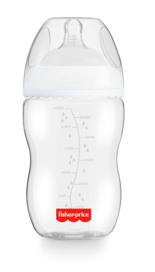 BIBERÃO FIRST MOMENTS CLÁSSICA NEUTRA 330ML - FISHER PRICE